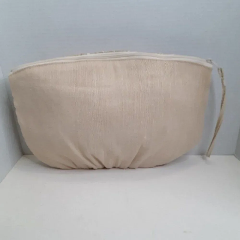 Vintage Dover Beige Patchwork Nature/BOHO Style Women's Clutch